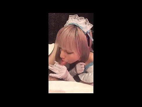 ❤️ Japonè idol [mayuka], kostim sèvant franse, pati 1, pip ak jerk off ak losyon ❤❌ Videyo pònografi nan nou ❌