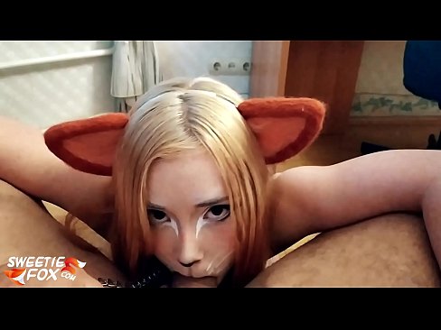 ❤️ Kitsune vale Dick ak kom nan bouch li ❤❌ Videyo pònografi nan nou ❌